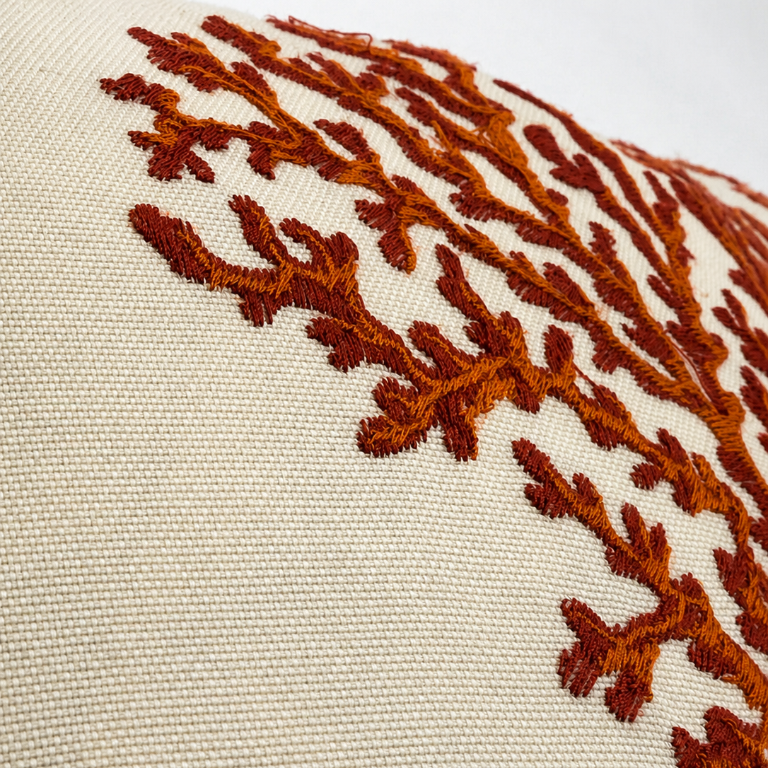 Coral Lumbar Pillow