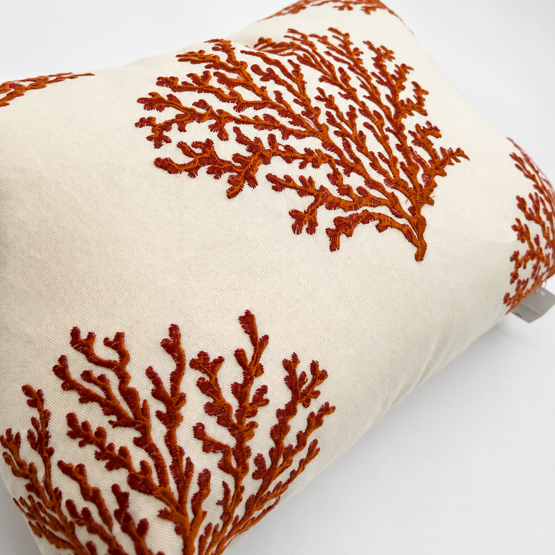 Coral Lumbar Pillow