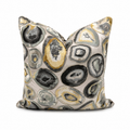 Embroidered Agate Pillow