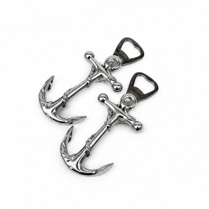 Silver Anchor Bottle Opener