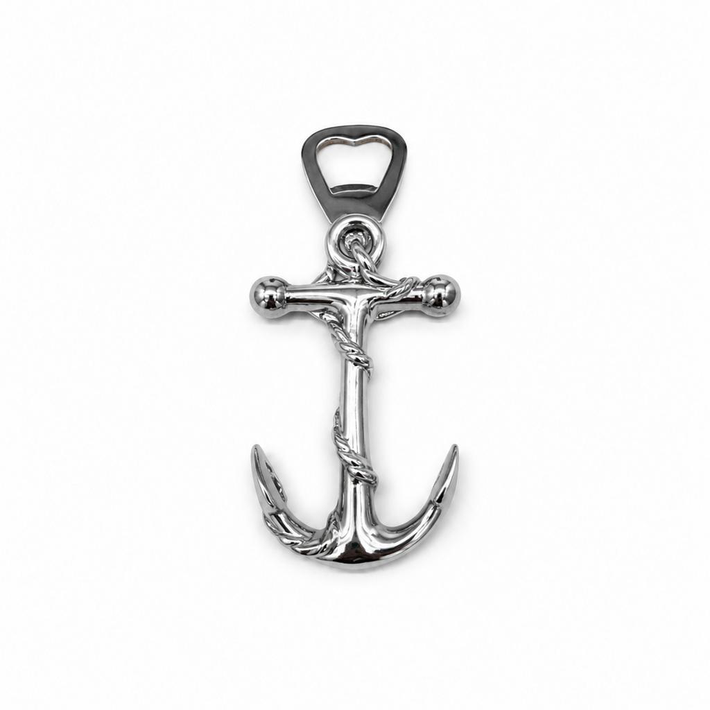 Silver Anchor Bottle Opener