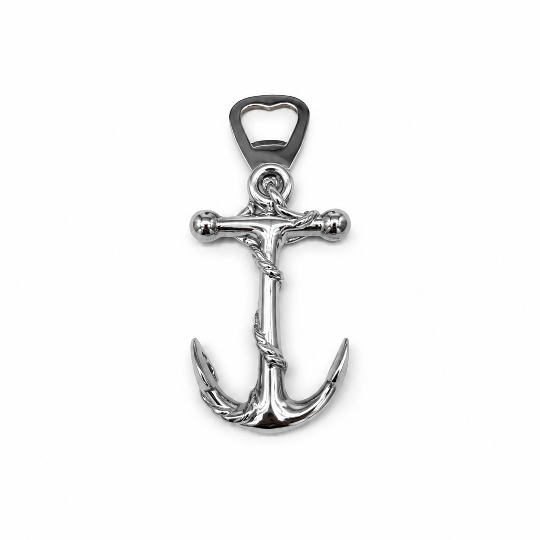 Silver Anchor Bottle Opener