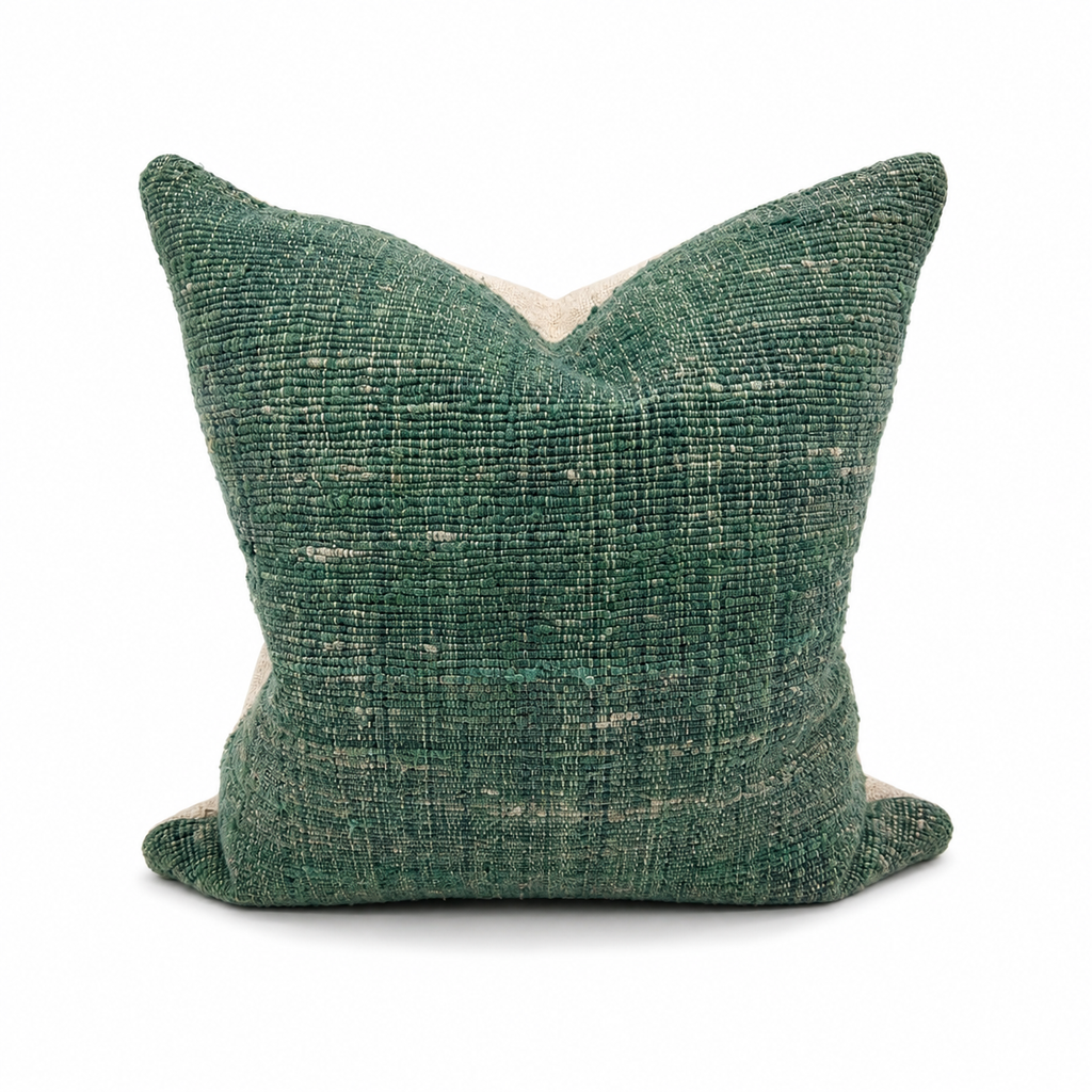 Evergreen Weave Pillow
