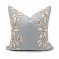 Baby Blue Floral Pillow