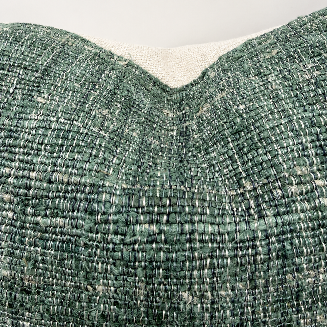 Evergreen Weave Pillow