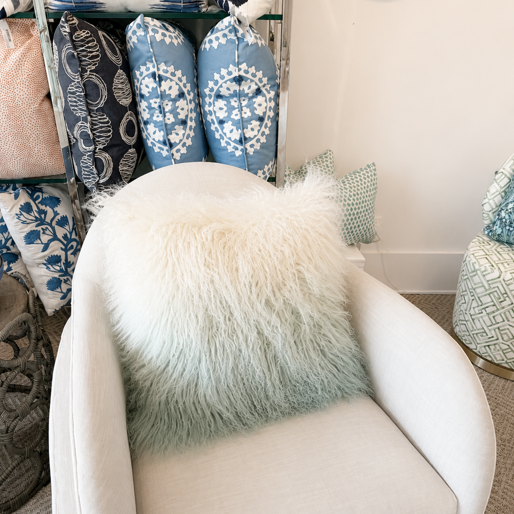 Ombre Fur Pillow