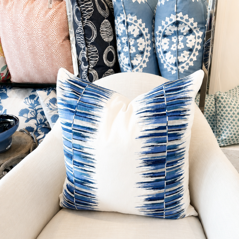 Navy Horizon Pillow