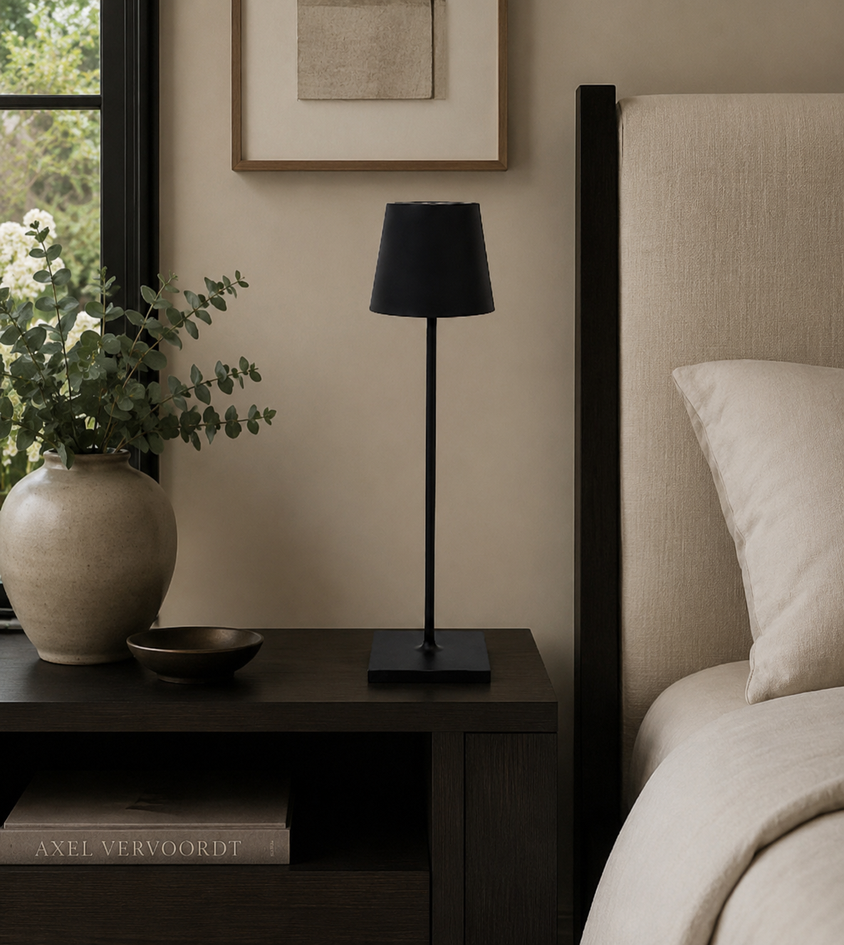 Navy Table Lamp
