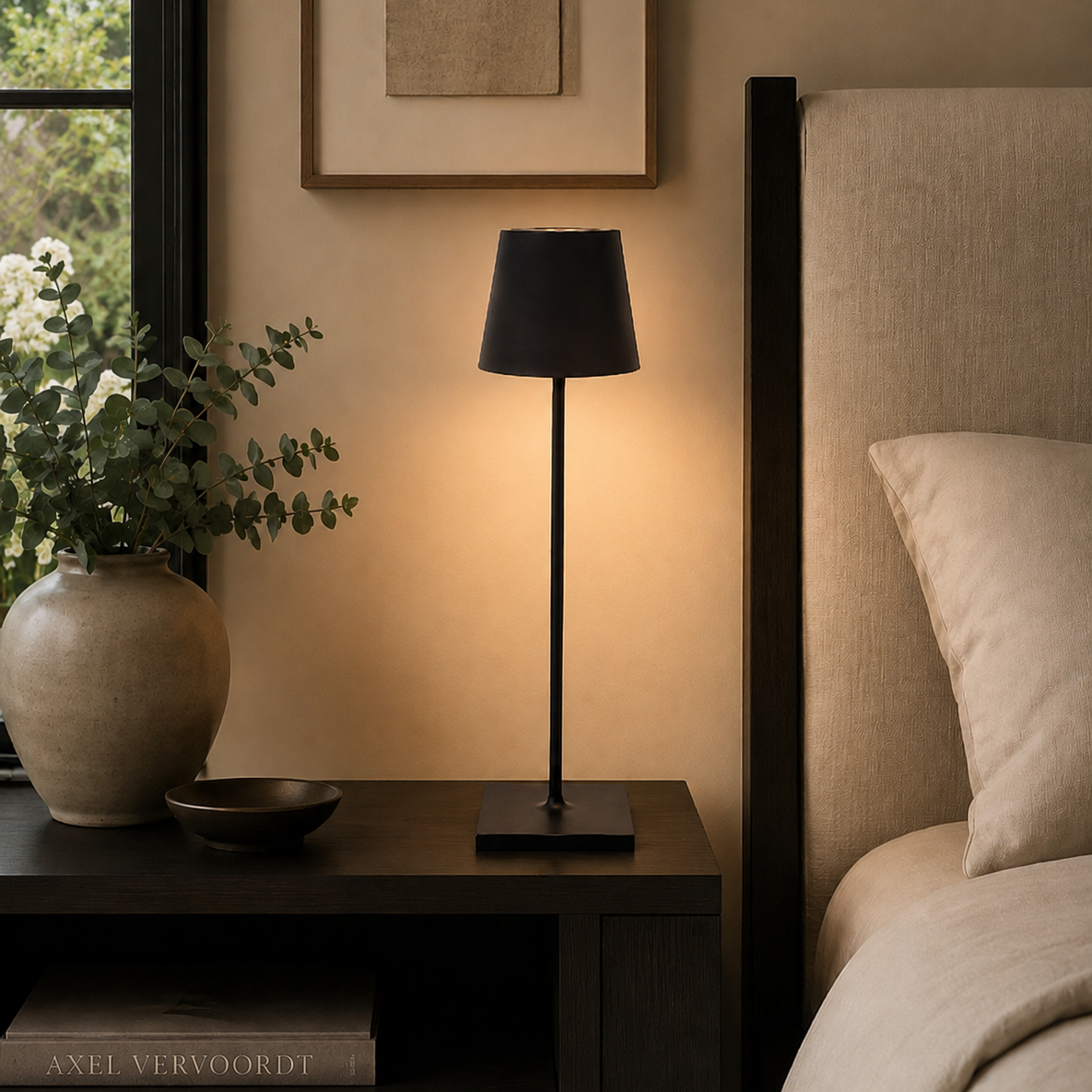 Navy Table Lamp