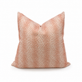 Orange Striped Dot Pillow