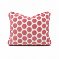 Pink Polka Dot Pillow