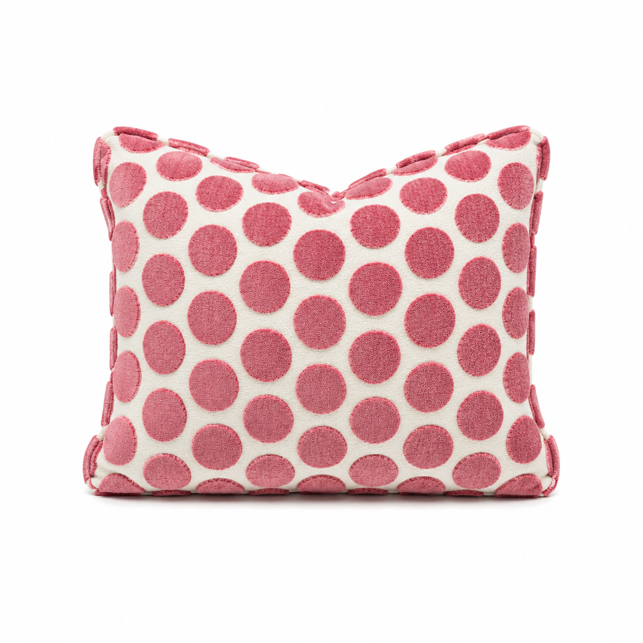 Pink Polka Dot Pillow