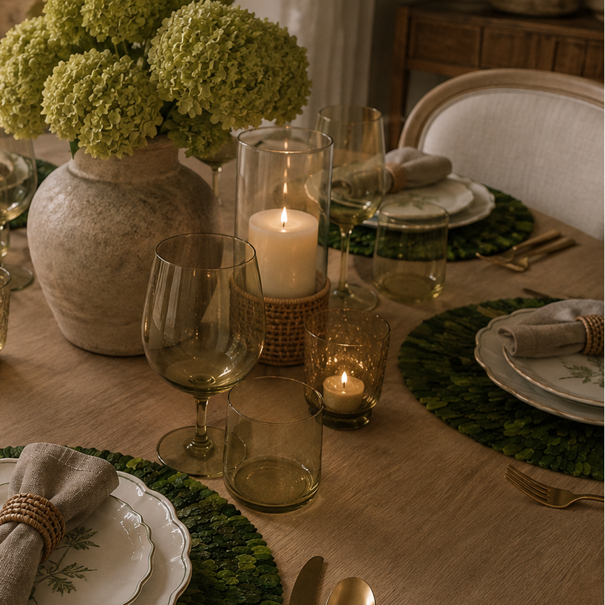 Round Boxwood Placemat