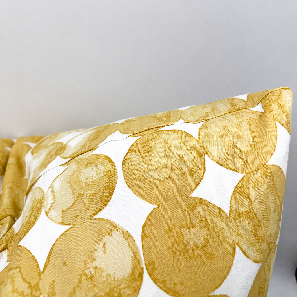 Yellow Dot Pillow