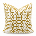 Yellow Lattice Pillow